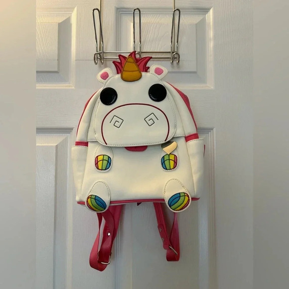 Loungefly Minions POP Fluffy Unicorn Backpack - Picture 2 of 6